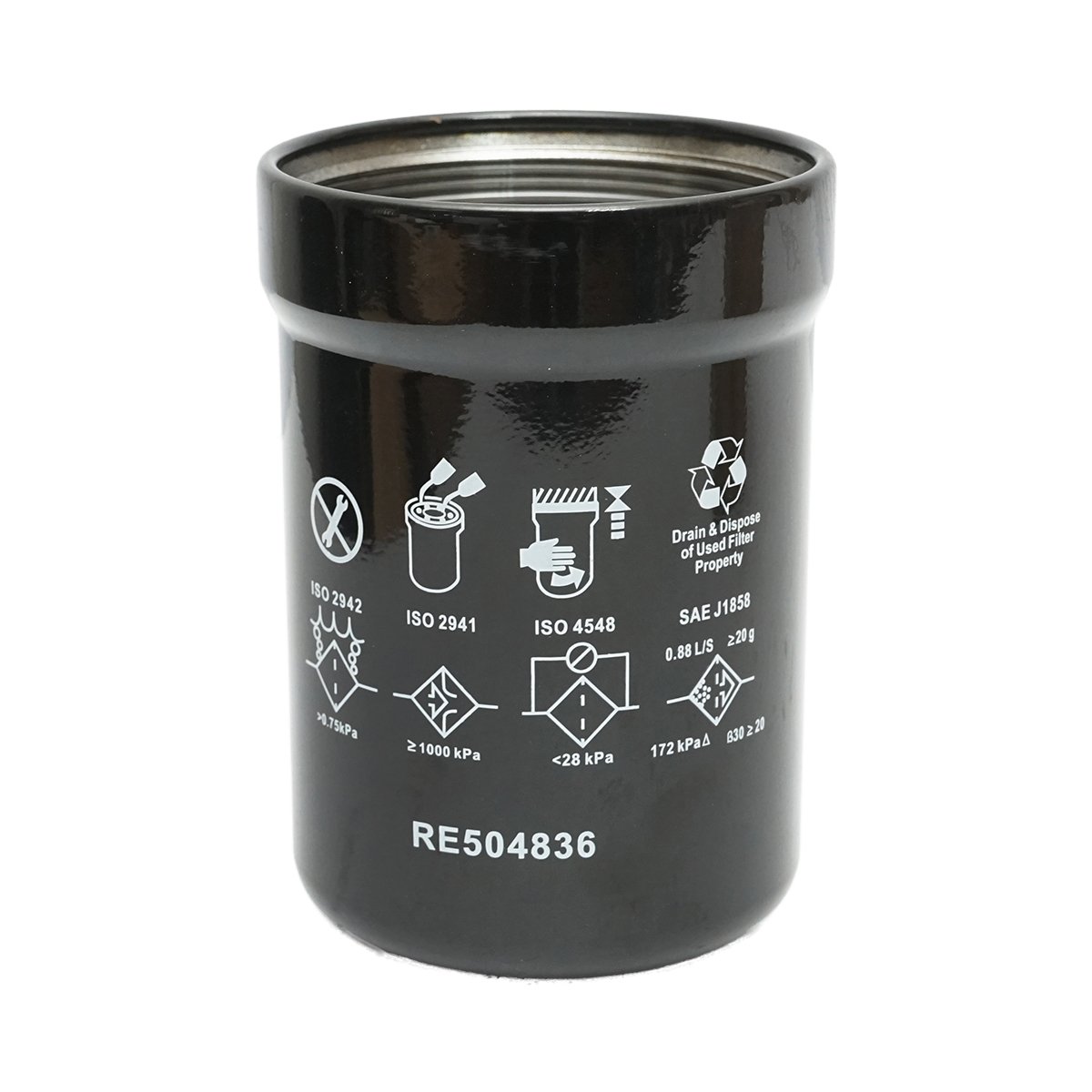 Filtru ulei 93x155 mm pentru John Deere, Claas, Renault OEM RE539279, 0011457960, XO286 Breckner Germany